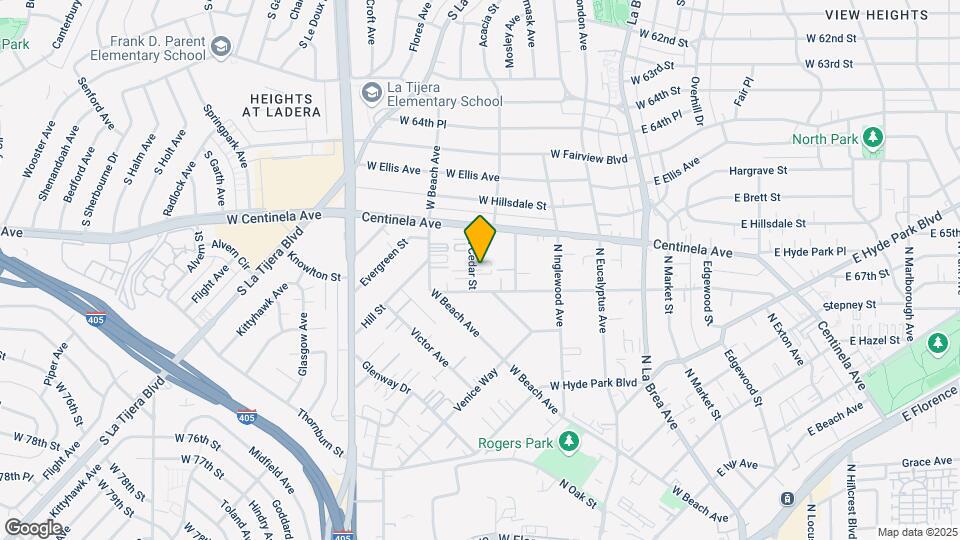 922 N Cedar St Mapa y Detalles de la Ubicación