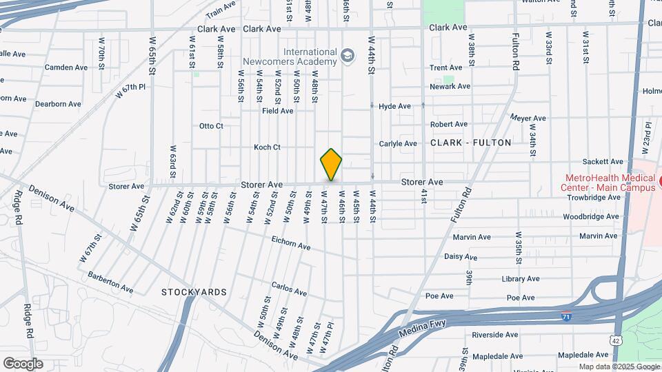 4629 Storer Ave Map and Location Details
