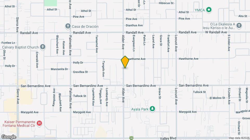 9581 Alder Ave Map and Location Details