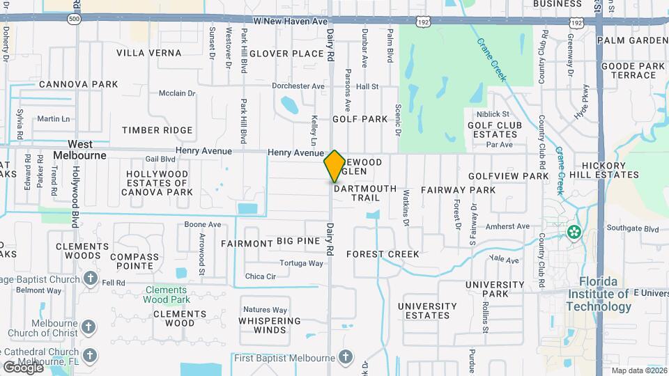 2601 Dairy Rd Map and Location Details