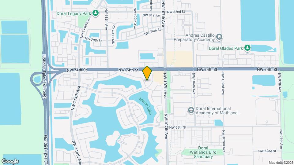 10900 NW 72nd St Mapa y Detalles de la Ubicación