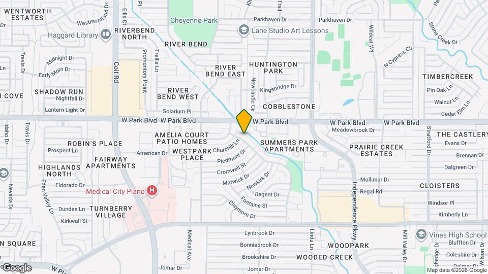 1842 Silverwood Ln Map and Location Details