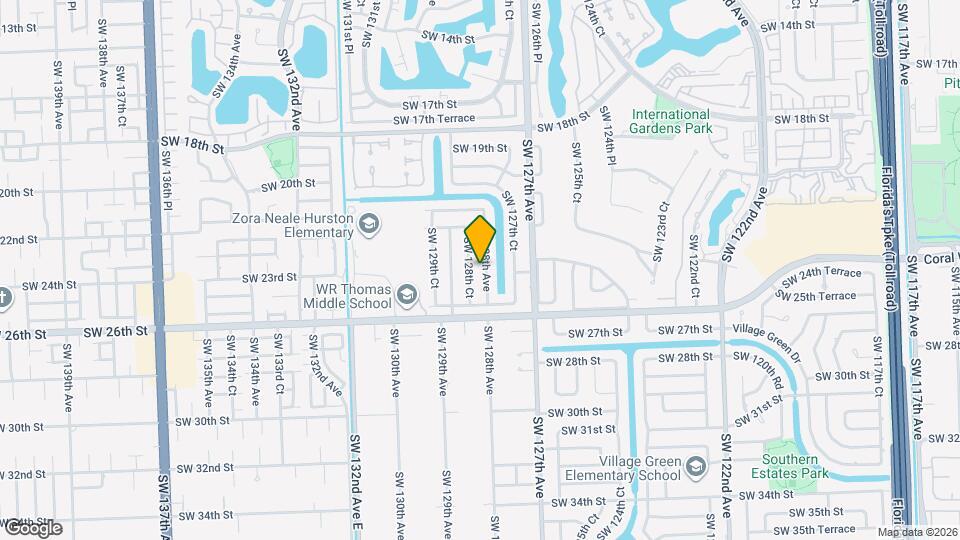 2342 SW 128th Ave Map and Location Details