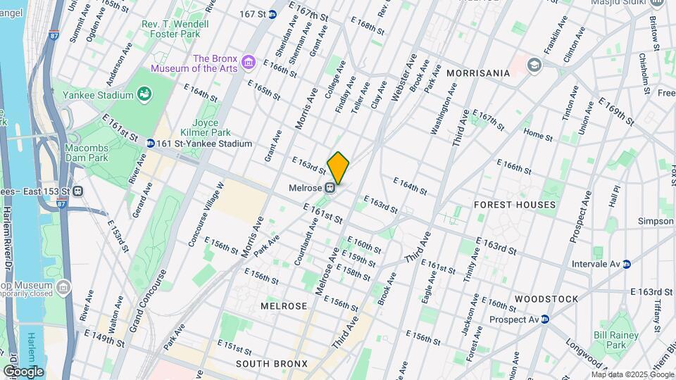 927 Courtlandt Ave Mapa y Detalles de la Ubicación