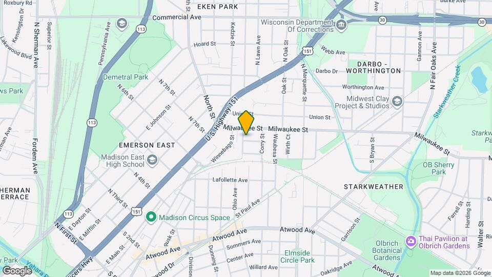 21 Farwell St, Unit 1 Map and Location Details