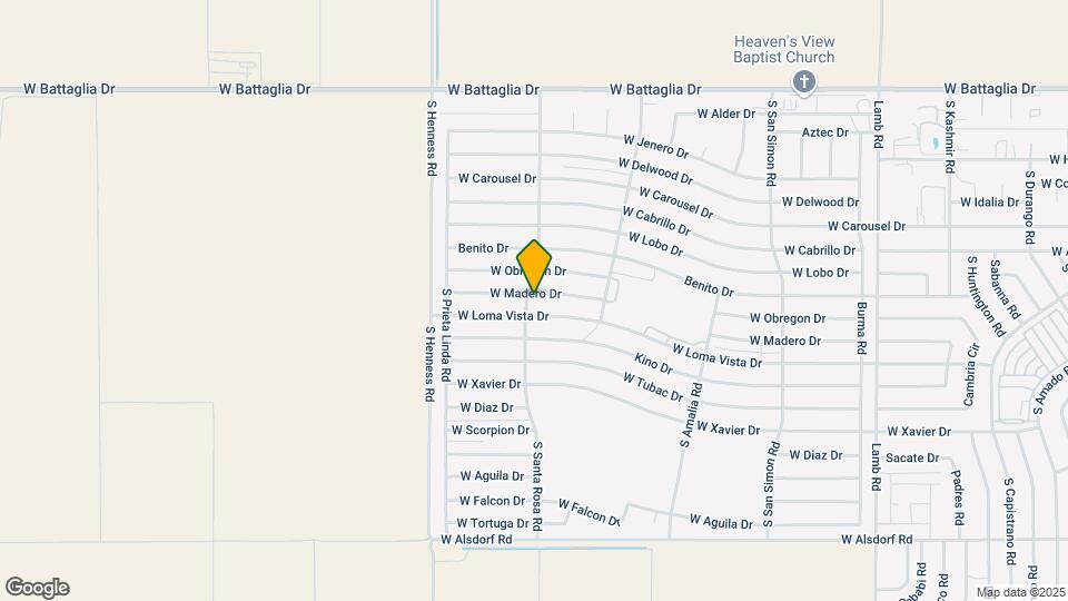 12503 W Madero Dr Map and Location Details
