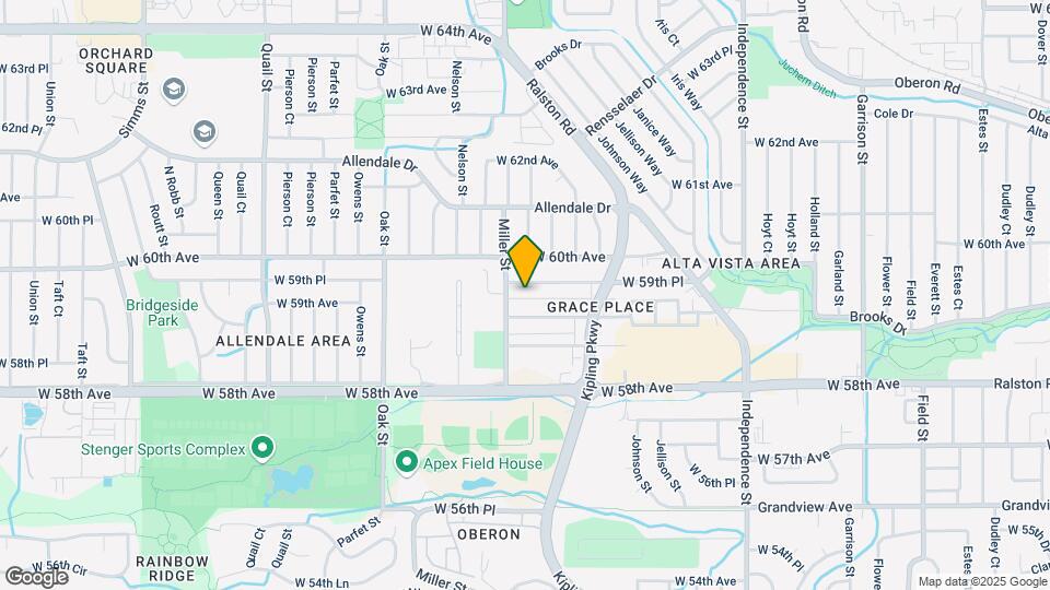 10346 W 59th Pl Mapa y Detalles de la Ubicación