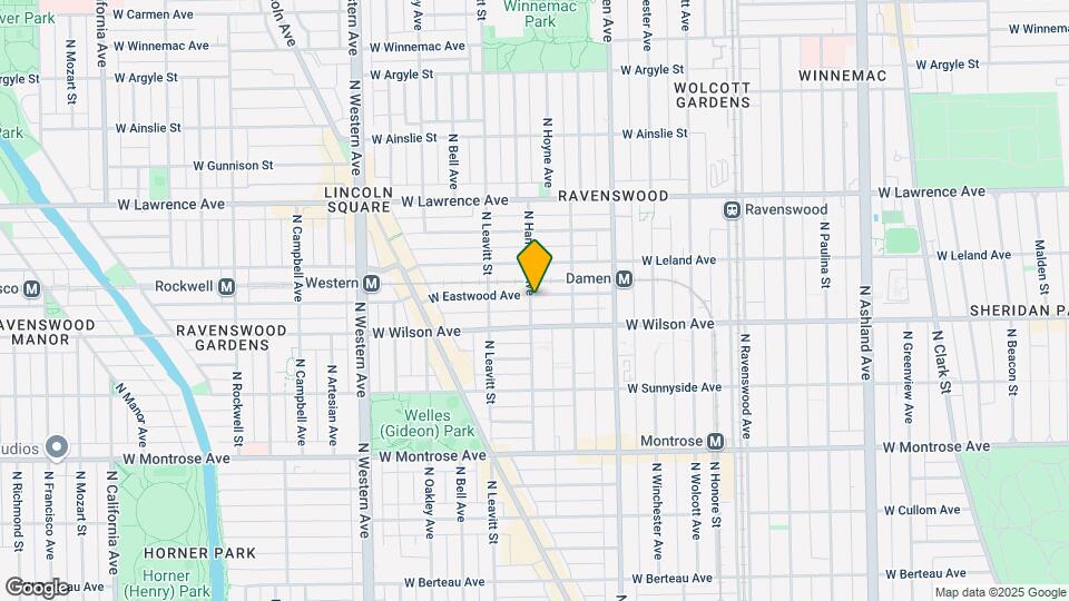 4615-4625 N Hamilton Ave Mapa y Detalles de la Ubicación