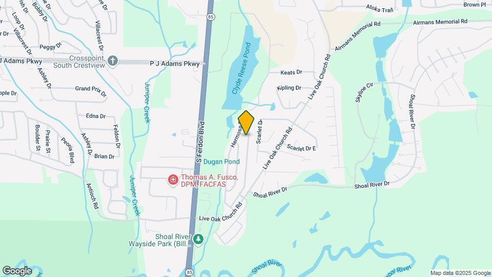 4595 Hermosa Rd Map and Location Details