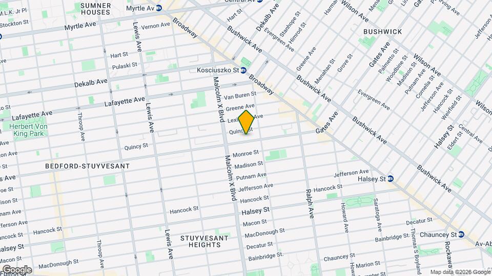 929 Gates Ave Map and Location Details