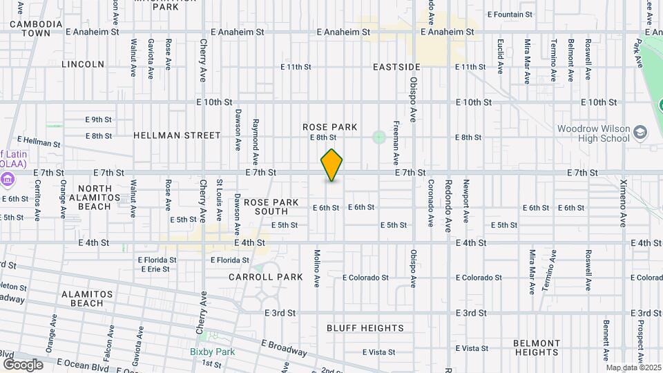654 Ohio Ave Map and Location Details