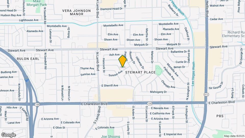 4517 Sunrise Ave Map and Location Details