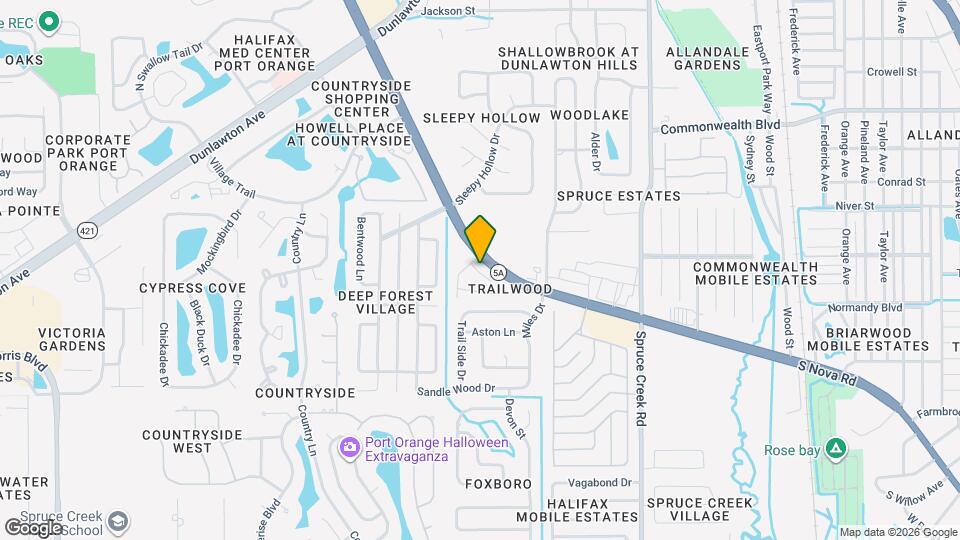 2909 Oak Trail Run Map and Location Details