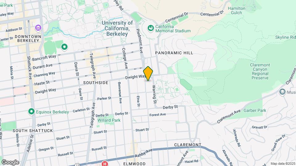 2521 Piedmont Ave Mapa y Detalles de la Ubicación