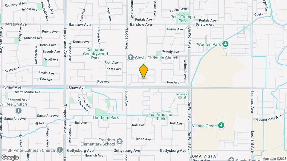 3109 Poe Ave Map and Location Details
