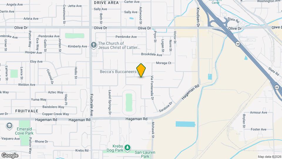 5801 Roscomare St Map and Location Details