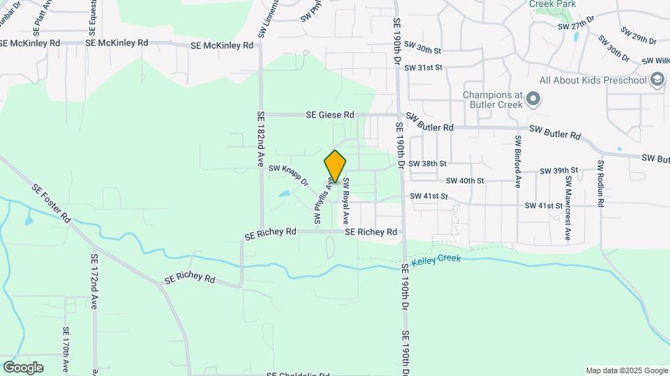 4027 SW Myrtle Aly Map and Location Details