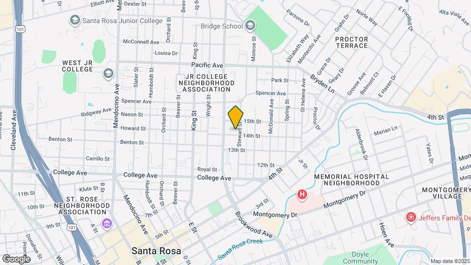 1129 14th St Map and Location Details