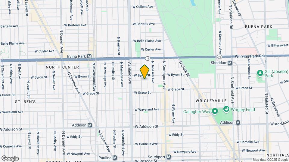 3839 N Greenview Ave, Unit 3E Mapa y Detalles de la Ubicación
