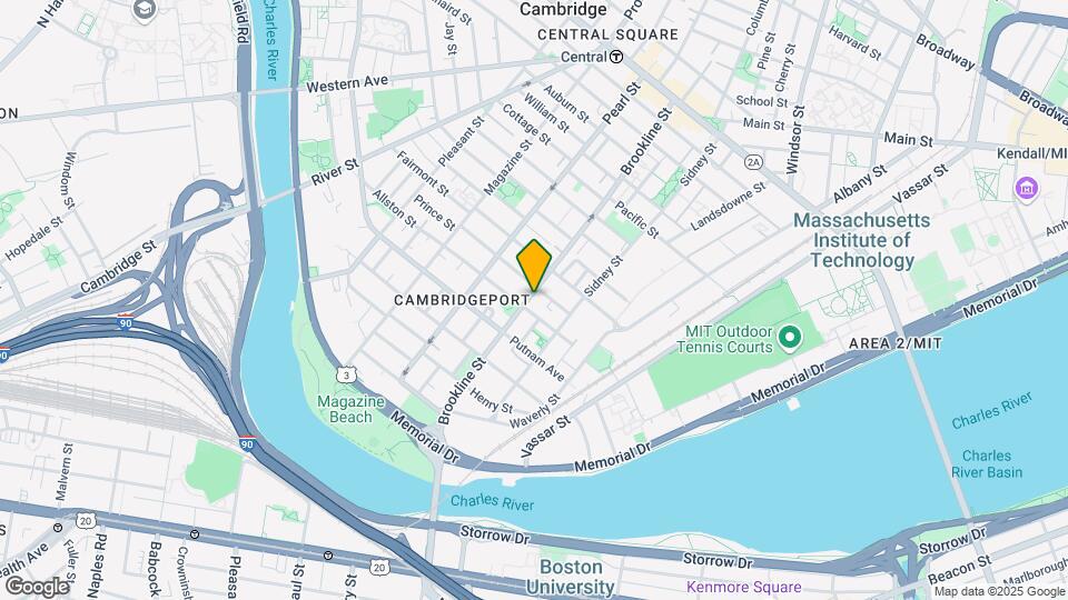 230 Brookline St, Unit 3 Map and Location Details