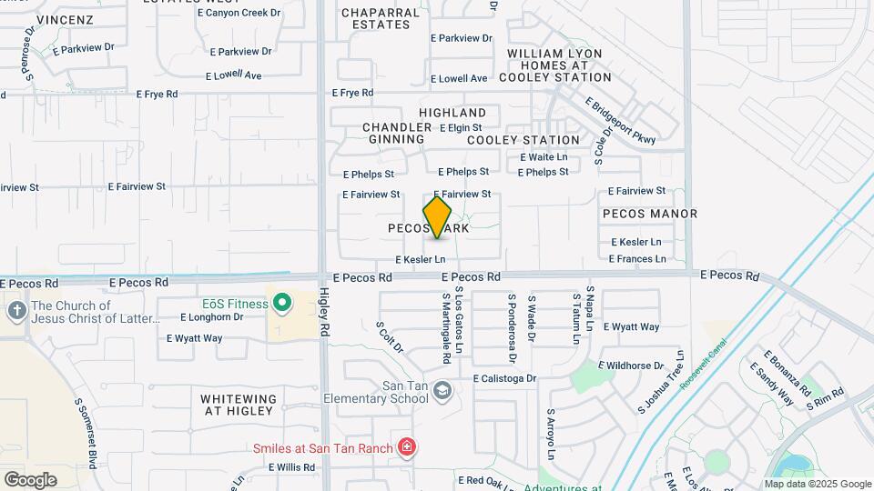 3451 E Geronimo Ct Map and Location Details