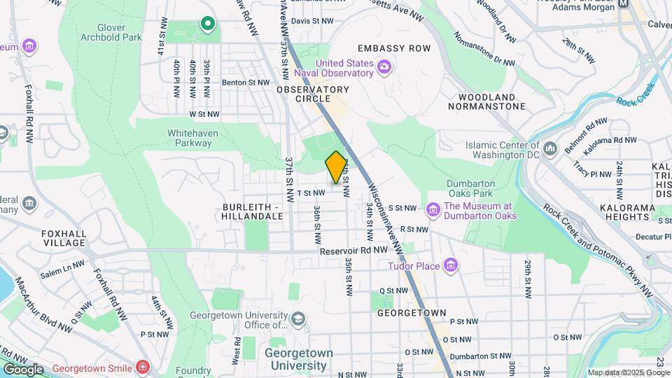 3513 T St NW Mapa y Detalles de la Ubicación