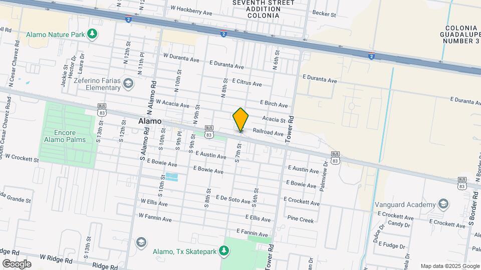 25 N 7th St Map and Location Details