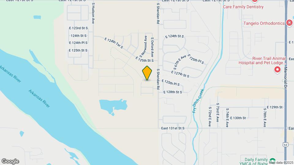 6318 E 127th St S Map and Location Details