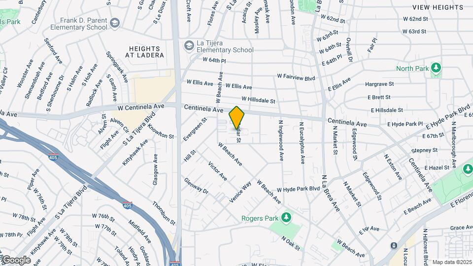 921 N. Cedar St. Mapa y Detalles de la Ubicación
