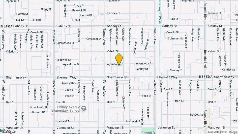 7244 Beckford Ave Mapa y Detalles de la Ubicación