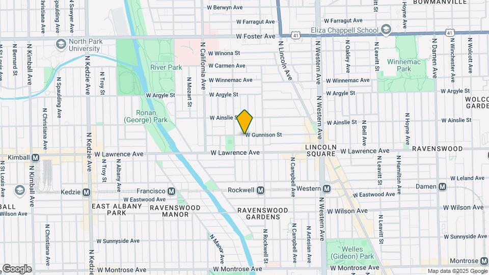 2641 W Gunnison St Map and Location Details