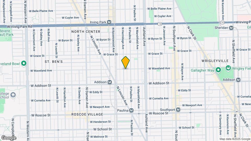 3655 N Hermitage Ave Mapa y Detalles de la Ubicación