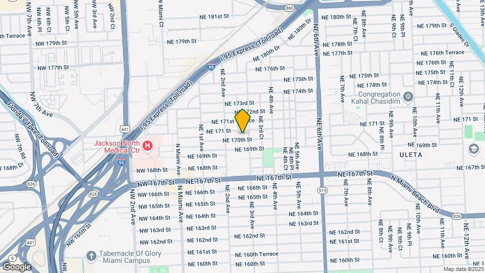 271 NE 170th St Map and Location Details