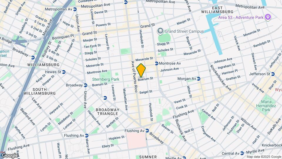 159 Boerum St Map and Location Details