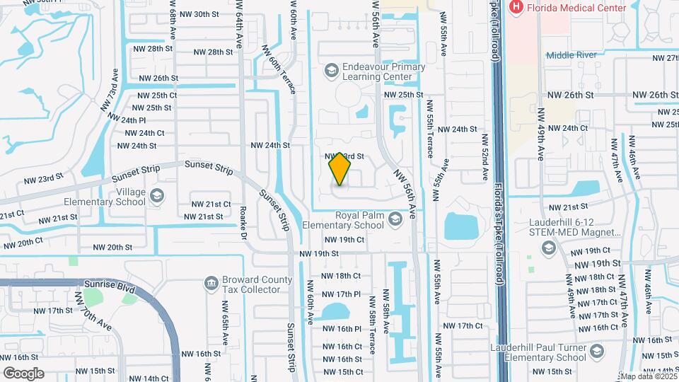 5911 NW 21st St Map and Location Details
