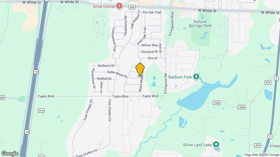 1806 Sable Wood Dr Mapa y Detalles de la Ubicación