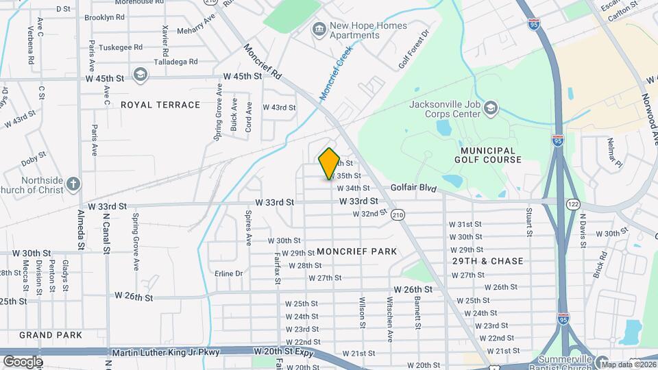 1611 W 34th St Map and Location Details