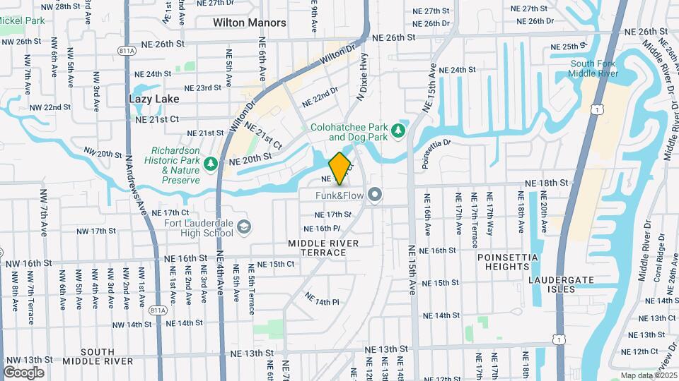 926 NE 18th St Map and Location Details