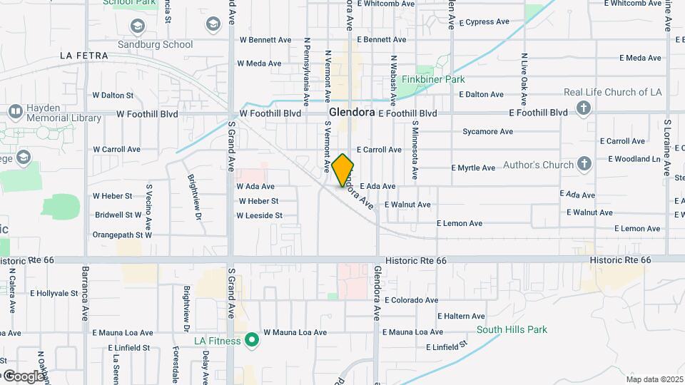 339 S Glendora Ave Map and Location Details