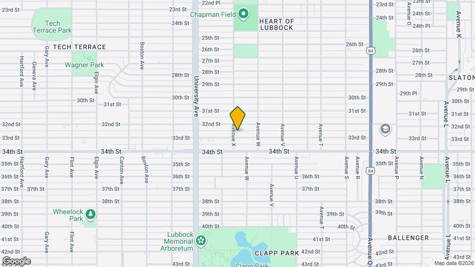 2318 33rd St Map and Location Details