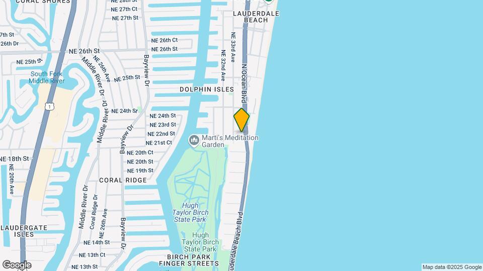 1905 N Ocean Blvd, Unit 8e Map and Location Details