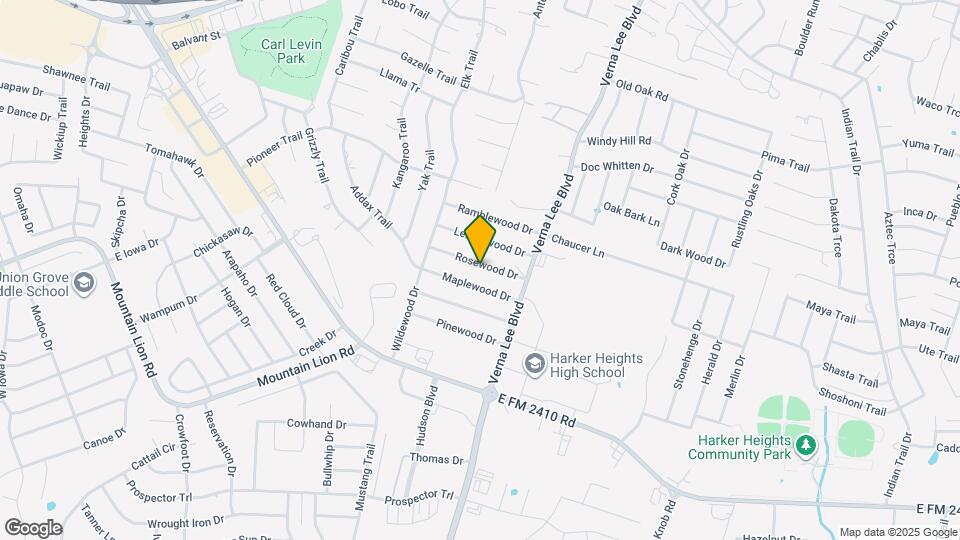 922 Rosewood Dr Map and Location Details