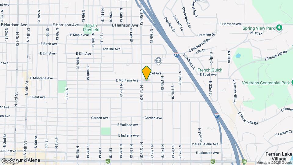 1519 E Montana Ave Map and Location Details