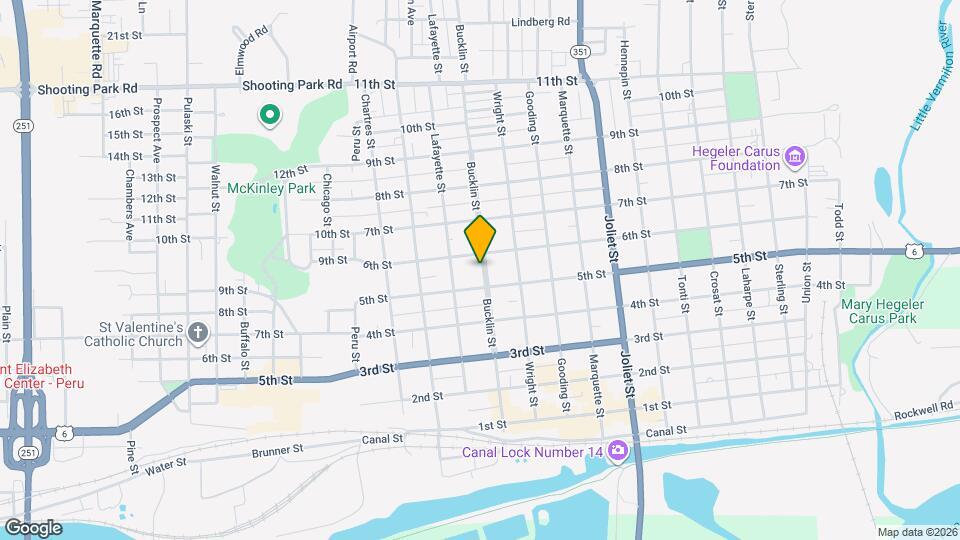 537 Bucklin St Map and Location Details