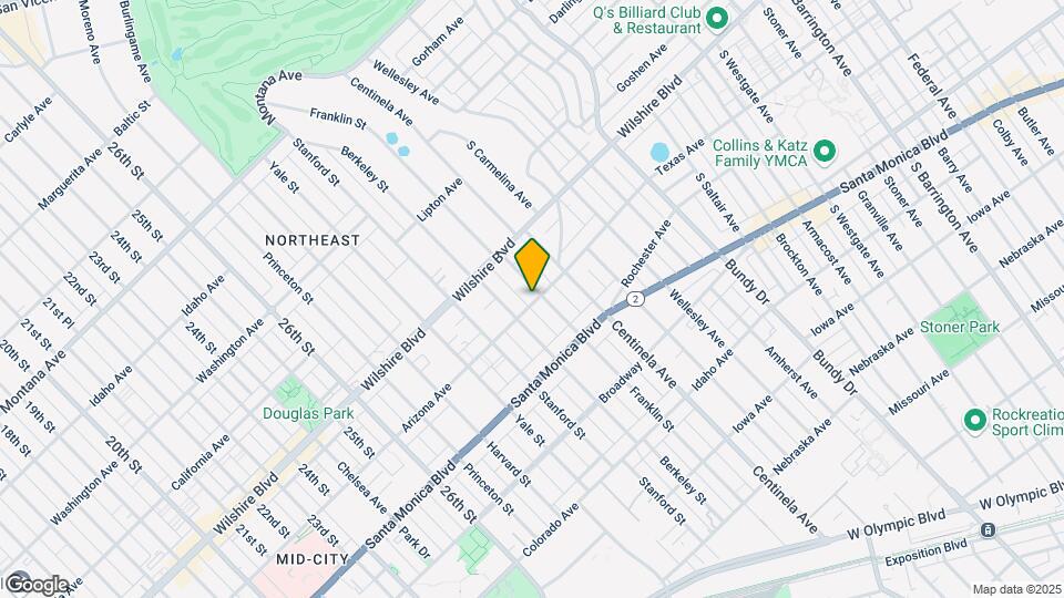 3121 Arizona Ave Map and Location Details