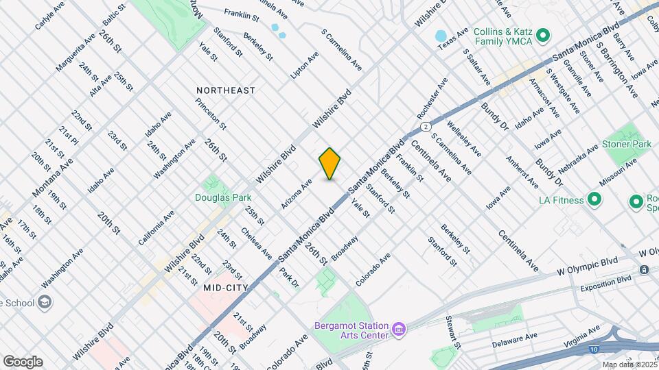 1330 Yale St Map and Location Details