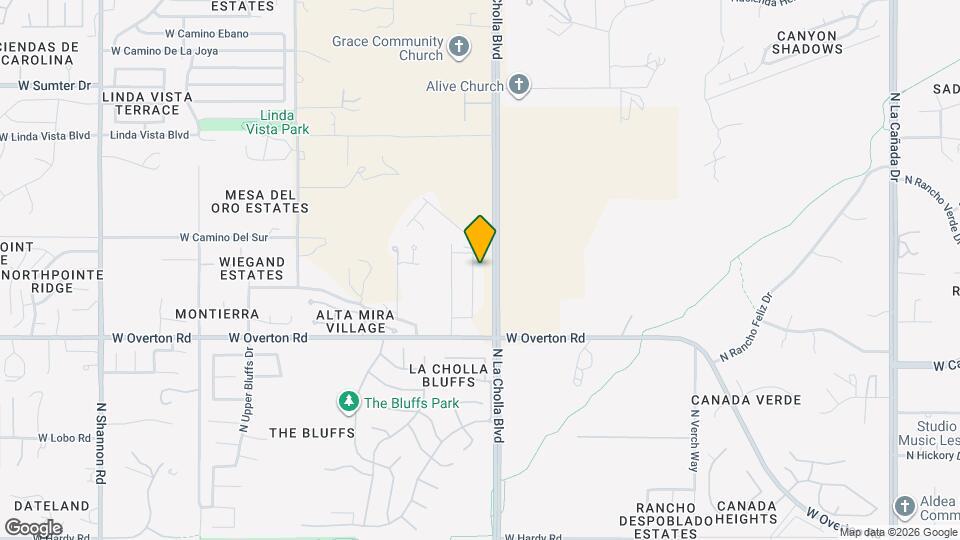 9324 N Agave Gold Rd Map and Location Details