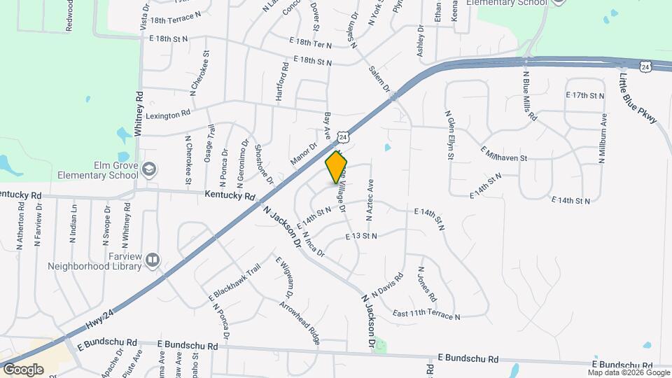 19145 E 14th St N Map and Location Details