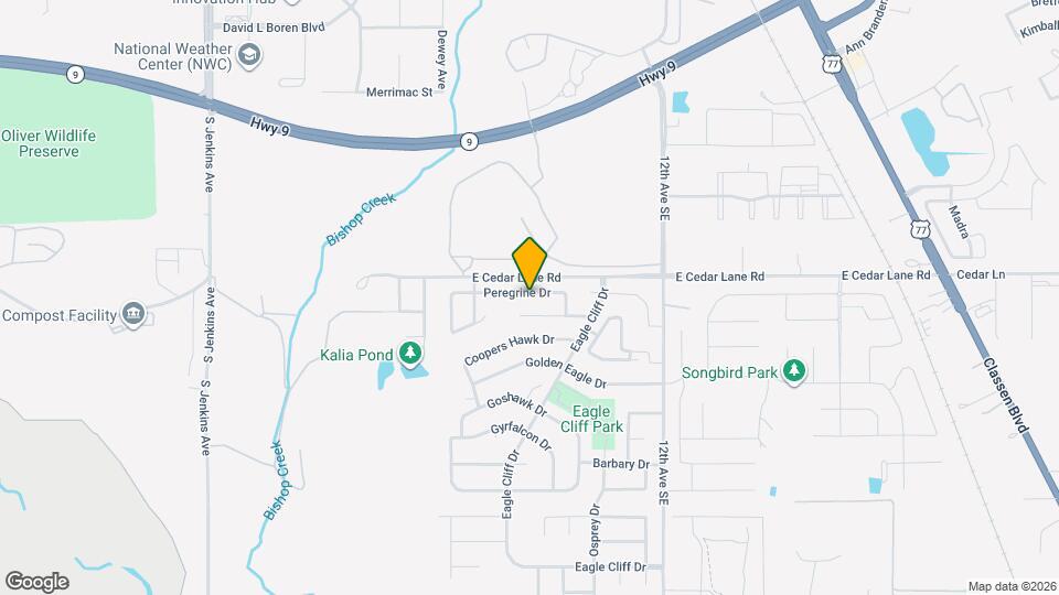 808 Peregrine Dr Map and Location Details
