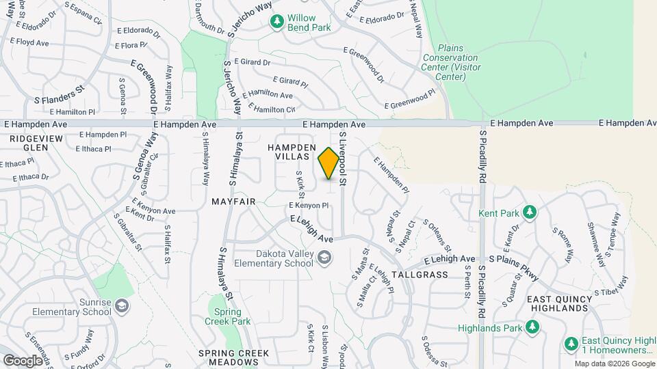 3669 S Lisbon Ct Map and Location Details